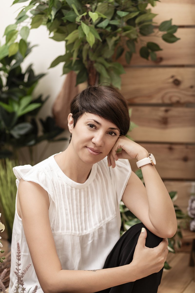 Erika Rufo en la naturaleza